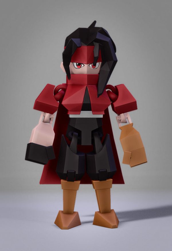 Low Poly Flexi Vincent Valentine Online Sale