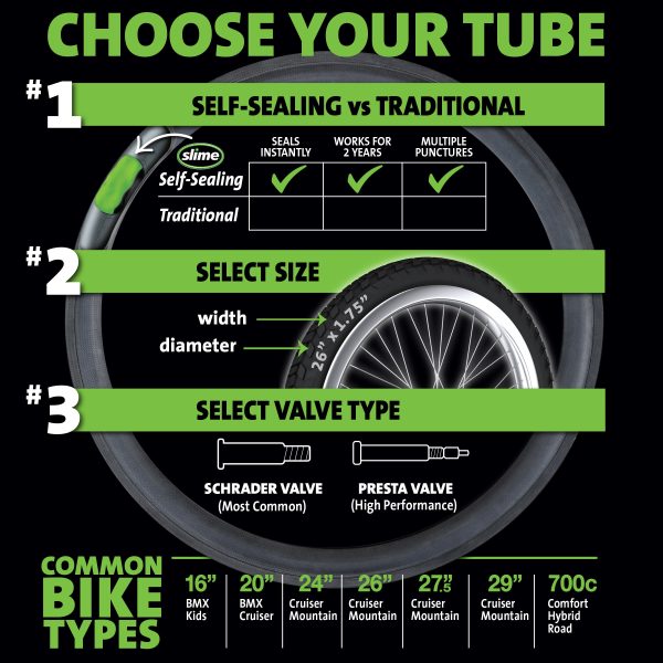 Extra Strong Self-Sealing Bicycle Tubes 26  x 1.375  Schrader For Discount - Image 4