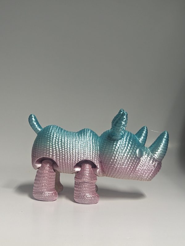 Baby Crochet Rhino Flexi For Sale - Image 3